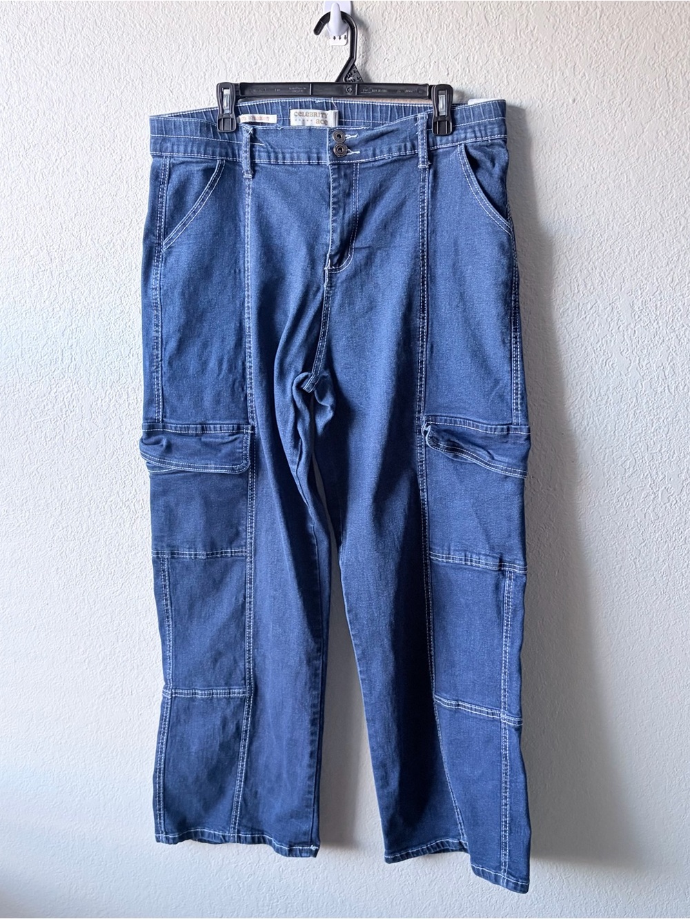 Celebrity ace woman’s wide leg stretch jeans size 18 90s straight causal wideleg